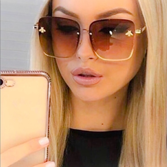 TRENDY SQUARE SUNGLASSES - Picture 3 of 8